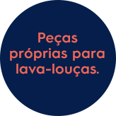 Peças próprias para lava-louças