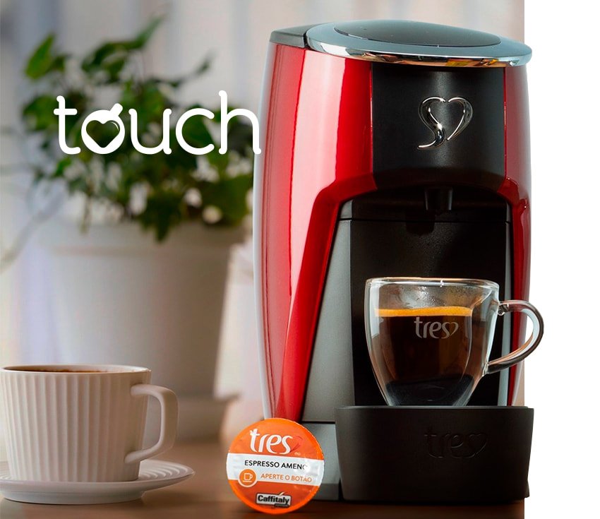 Cafeteira Espresso Touch - TRES 3 Corações