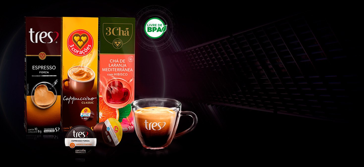 Cafeteira Espresso Touch - TRES 3 Corações