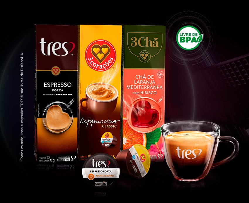 Cafeteira Espresso Touch - TRES 3 Corações