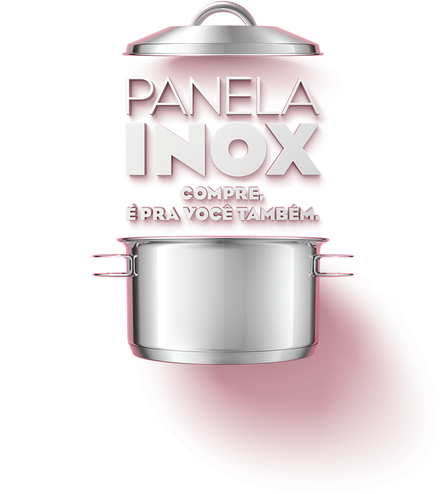 Panela inox - Compre é pra você também.