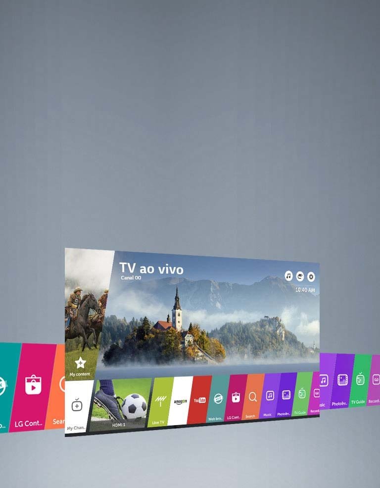 Smart TV com WebOS 3.5 Smart TV com WebOS 3.5