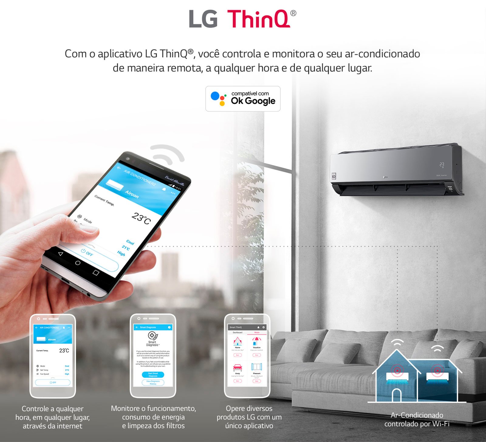 LG Dual Inverter Voice Artcool
