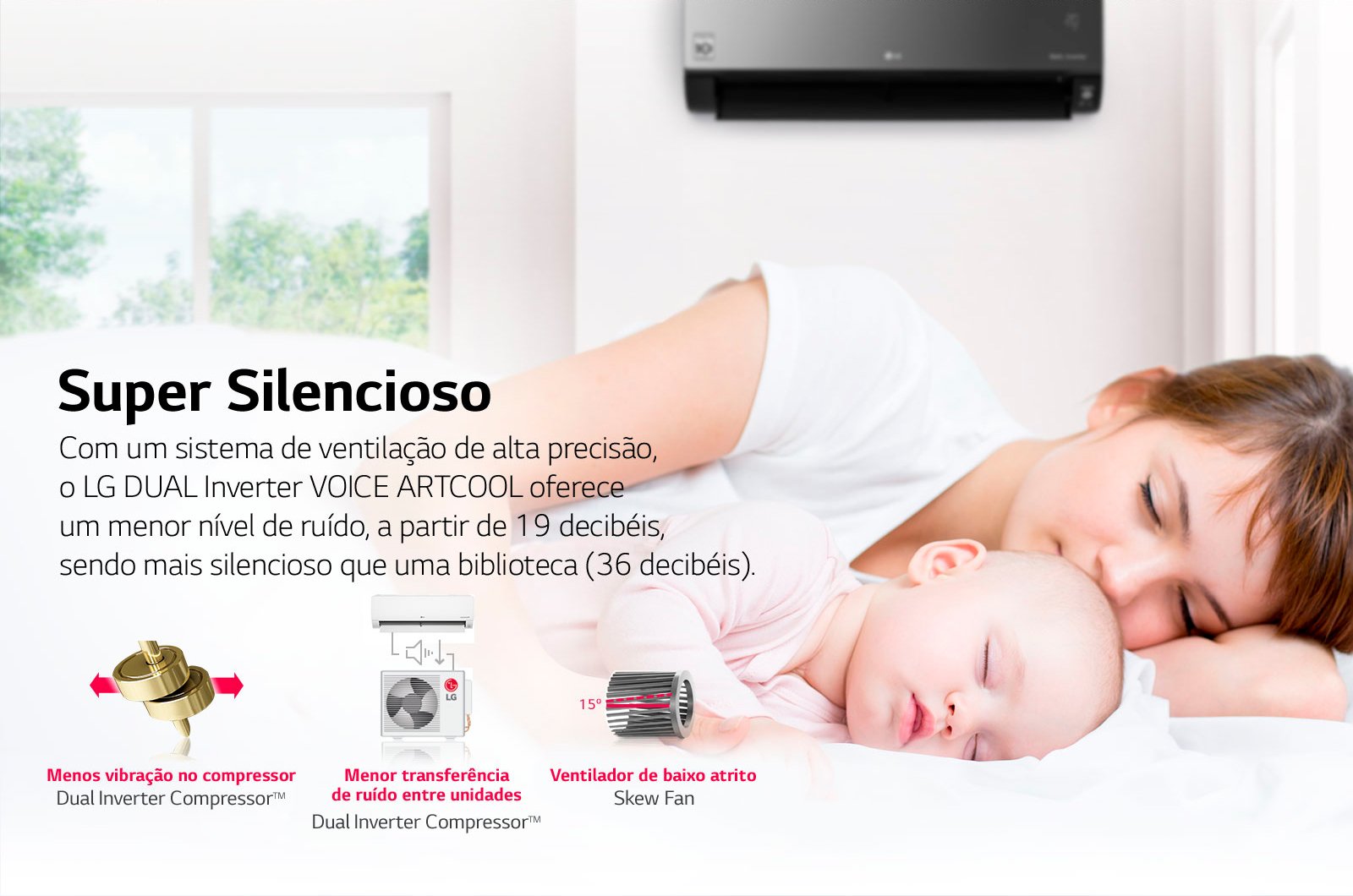 LG Dual Inverter Voice Artcool