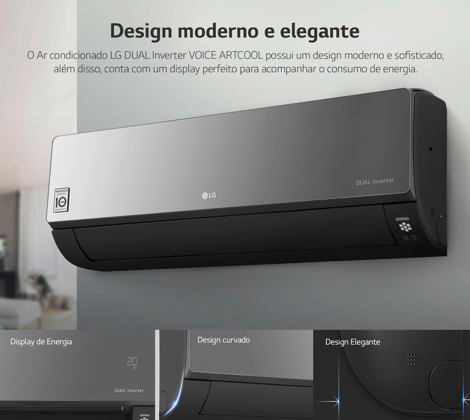 LG Dual Inverter Voice Artcool