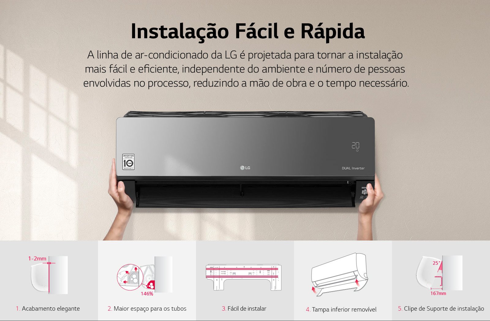 LG Dual Inverter Voice Artcool
