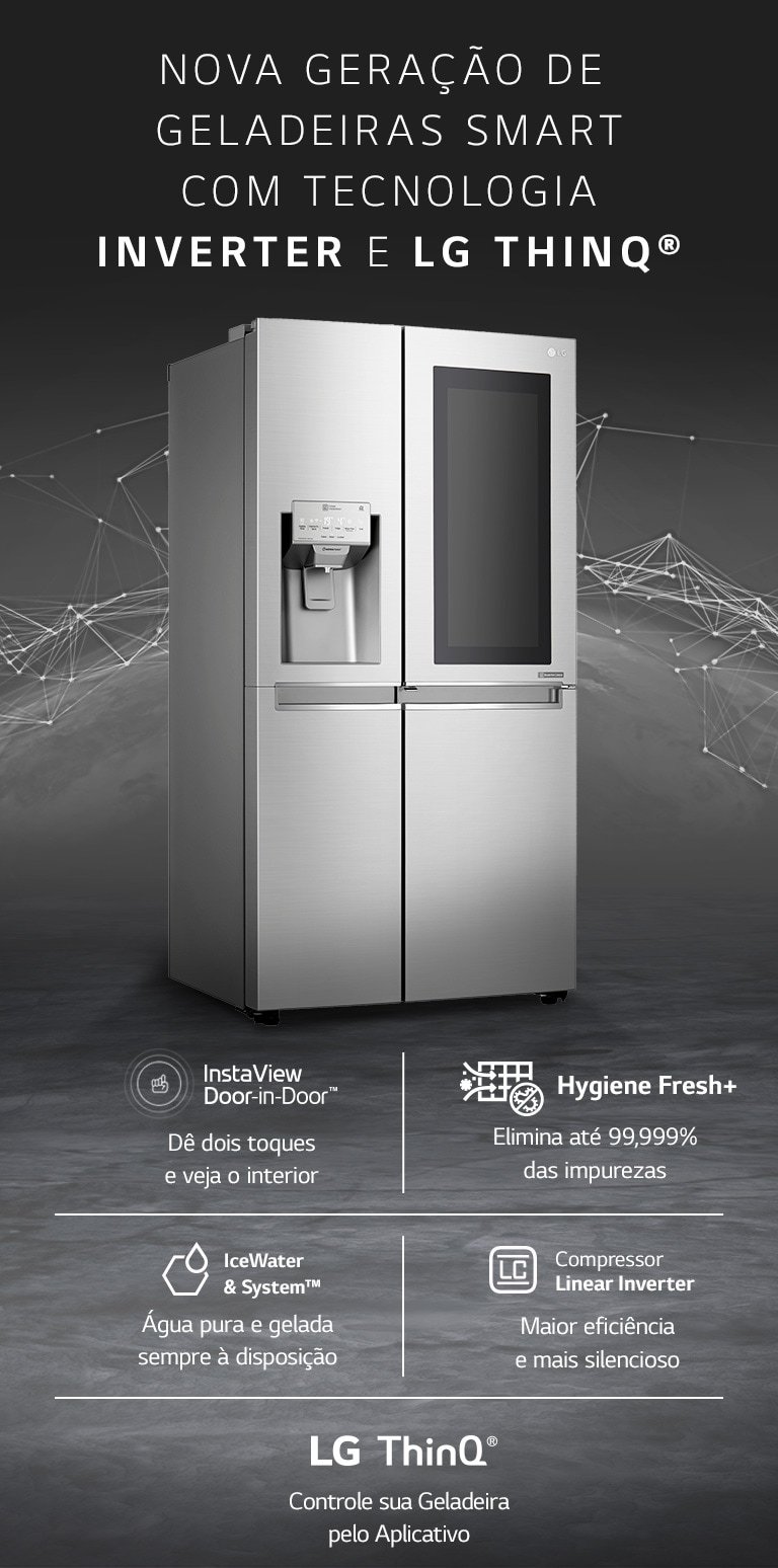 Nova geração de gealdeiras Smart com tecnologia Inverter e LG ThinQ®