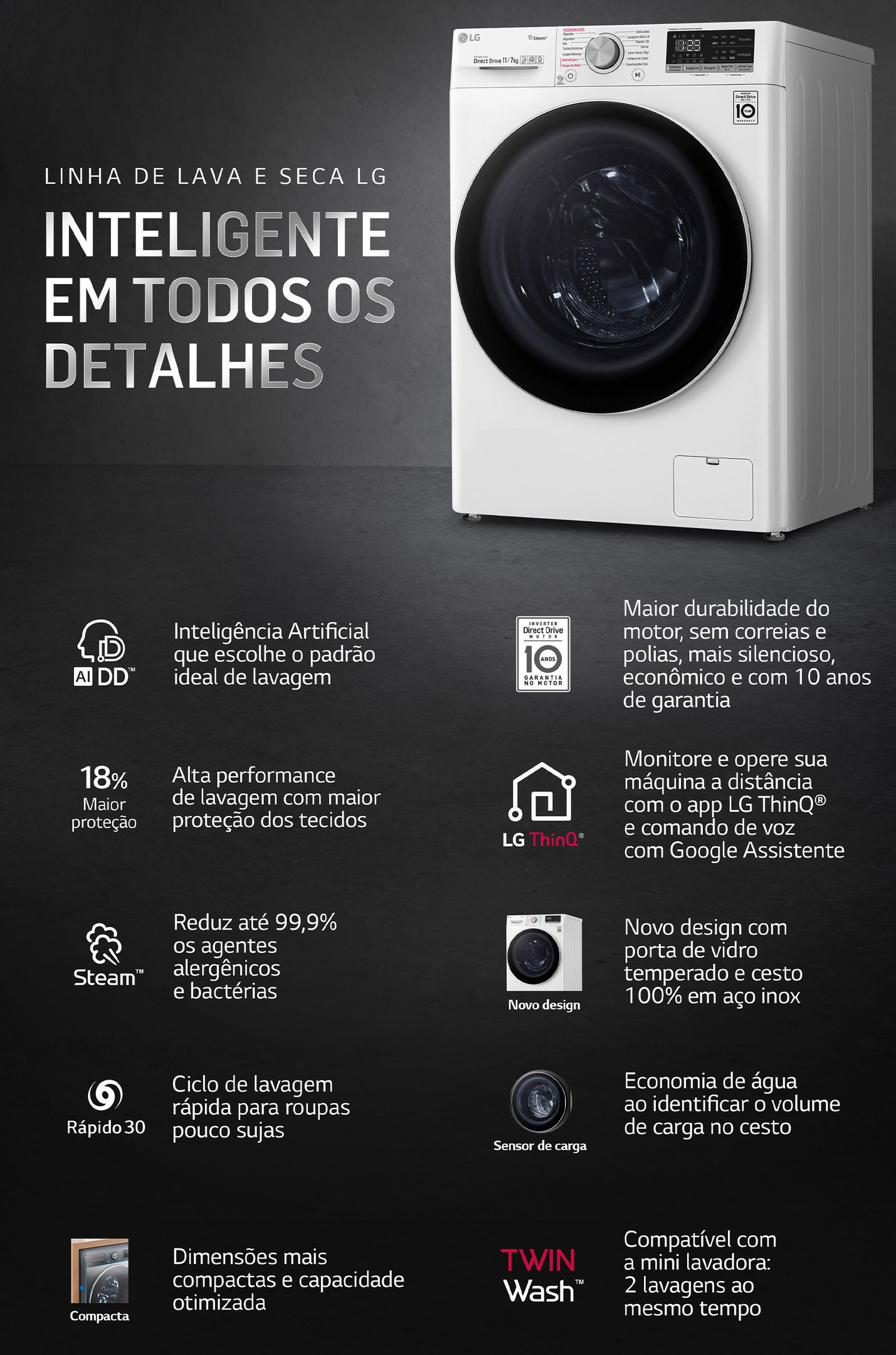 Inteligente em todos os detalhes Inteligente em todos os detalhes