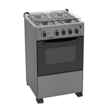 Fogão Esmaltec Caribe 4 Bocas Inox Bivolt Menor preço em Fogão Esmaltec Caribe 4 Bocas Inox Bivolt