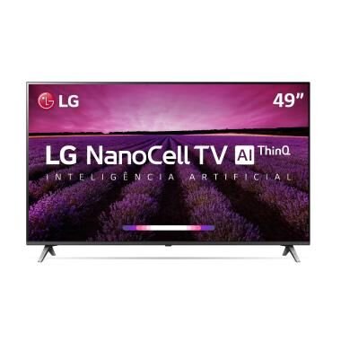 Smart TV LG 49" Nano Cell UHD 4K Controle Smart Magic 49SM8000PSA Menor preço em Smart TV LG 49" Nano Cell UHD 4K Controle Smart Magic 49SM8000PSA