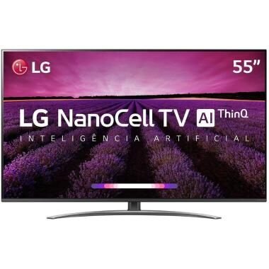 Menor preço em Smart Tv LG 55" Nano Cell UHD 4K Smart Magic 55SM81000PSA