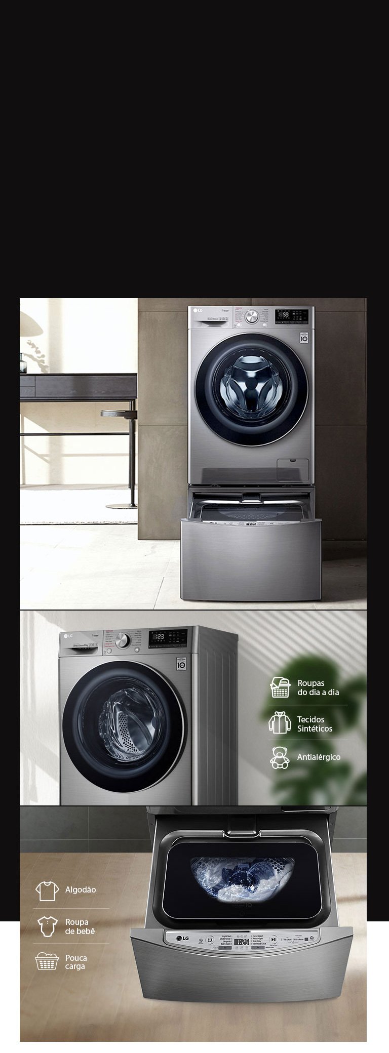 Compatibilidade com TWINWash™ Mini (2kg