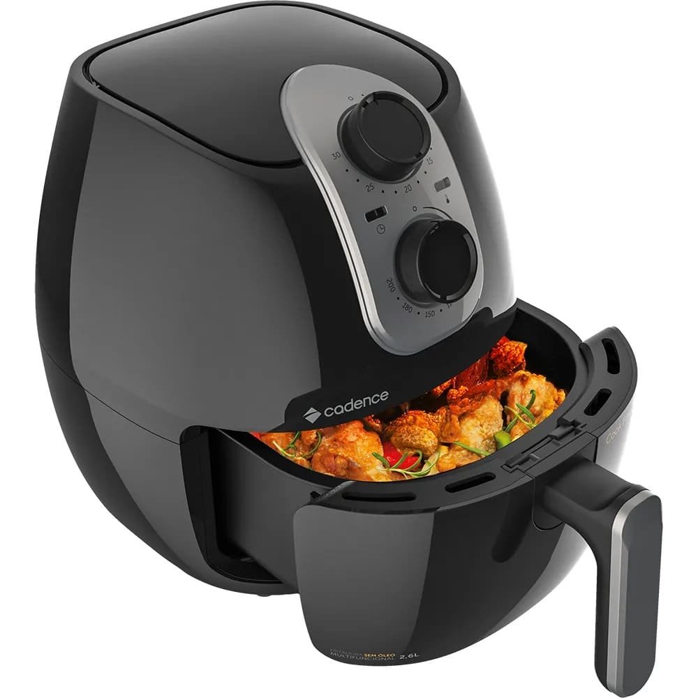 Fritadeira Sem Óleo 3l Cook Fryer Digital - Cadence - 220v