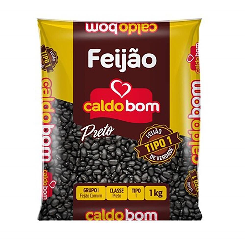 Feijão Preto CALDO BOM 1kg