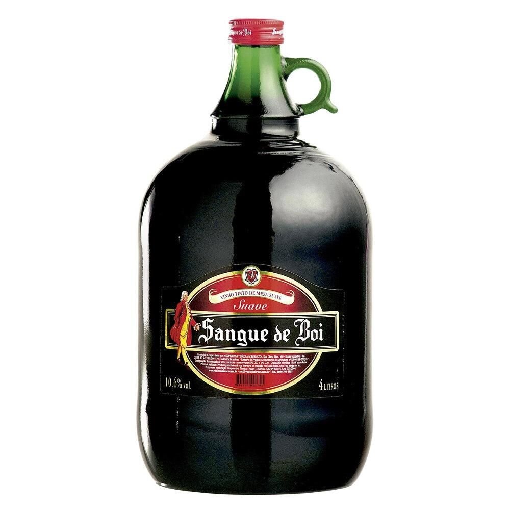 Vinho Tinto SANGUE DE BOI Seco Garrafa 4L