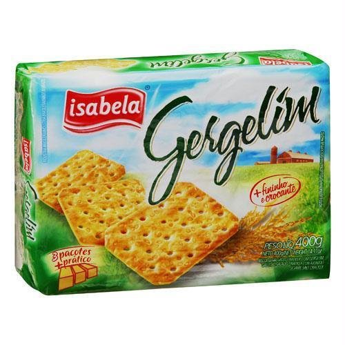 Biscoito ISABELA Cream Cracker com gergelim 400g