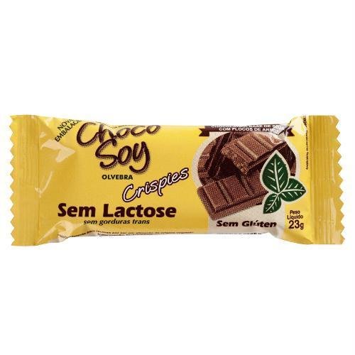 Chocolate CHOCO SOY Crispies sem Glúten e sem Lactose 20g