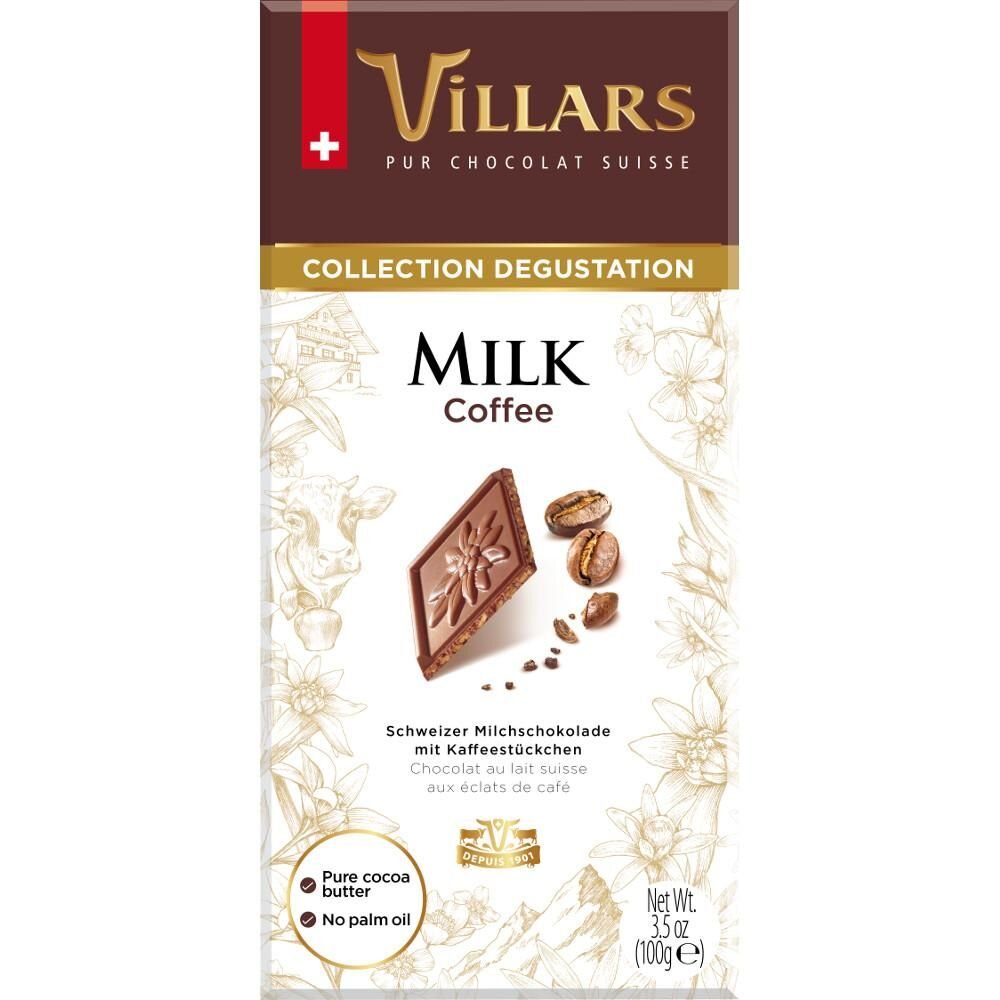 Chocolate VILLARS ao Leite com Café 100g
