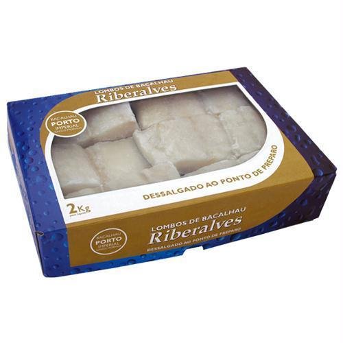 Lombo de Bacalhau RIBERALVES Congelado Dessalgado 2kg
