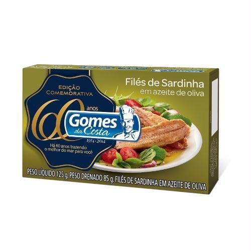 File De Sardinha Gomes Da Costa Em Azeite De Oliva 85g