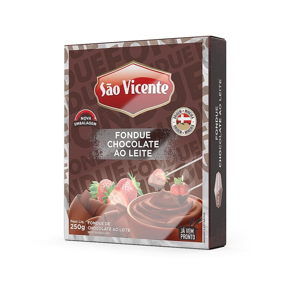 Fondue de Chocolate ao Leite SÃO VICENTE Caixa 250g