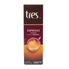 Café Tres Espresso Atento com 10 Cápsulas 80g