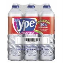 Detergente Líquido YPÊ Clear 500ml com 6 Unidades - Pacote com 10% de Desconto