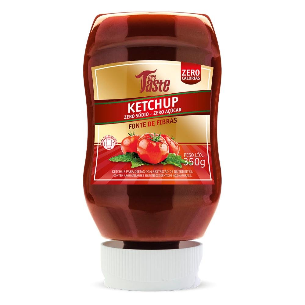 Ketchup MRS TASTE Zero Sódio e Zero Açúcar 350g