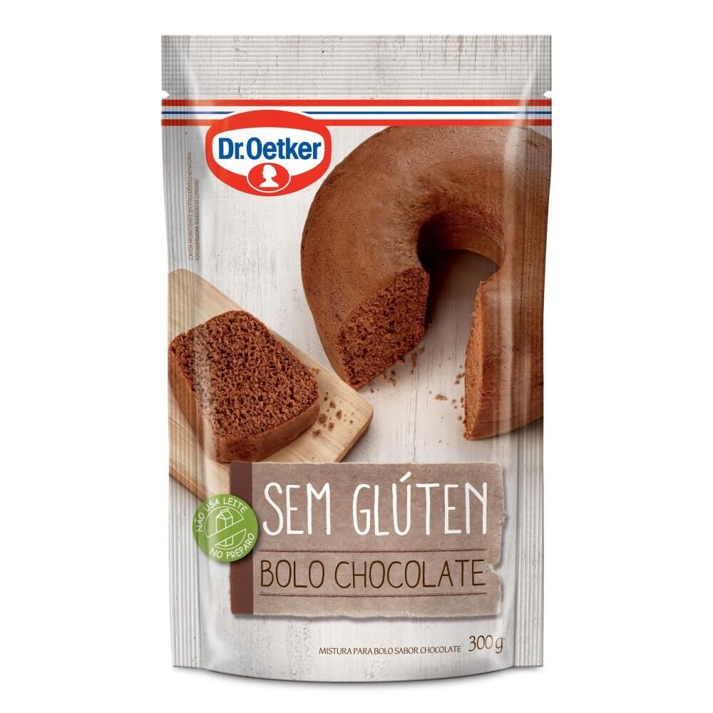 Mistura para Bolo DR OETKER Chocolate sem Glúten 300g