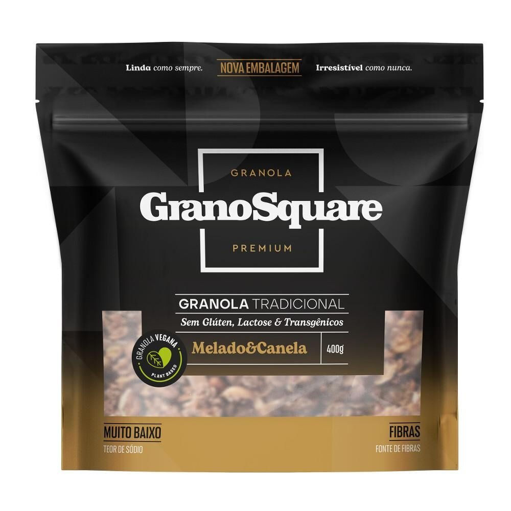 Granola GRANO SQUARE Premium Tradicional sem Glúten, sem Lactose e