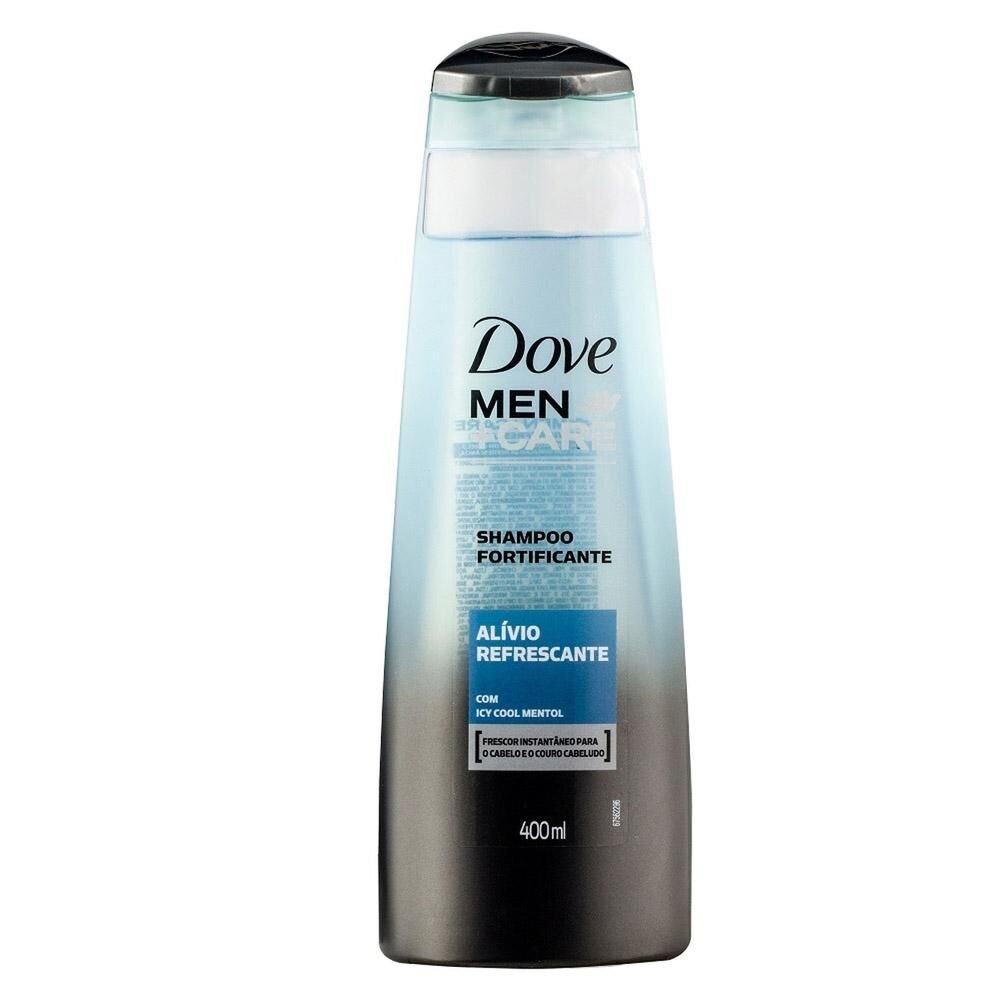 Shampoo Dove Men Care Icy Cool Mentol Alívio Refrescante 400ml 5942