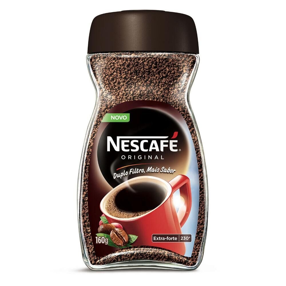 Café NescafÉ Solúvel Original Extra Forte 160g