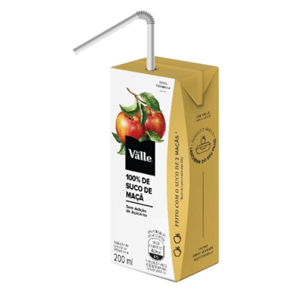 Suco DEL VALLE Maçã Sem Adição de Açúcar 200ml