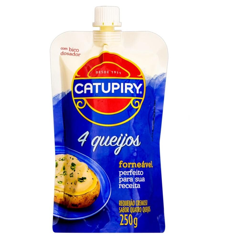 Requeijao 4 Queijos CATUPIRY Sachet 250g Requeijao 4 Queijos CATUPIRY Sachet 250g
