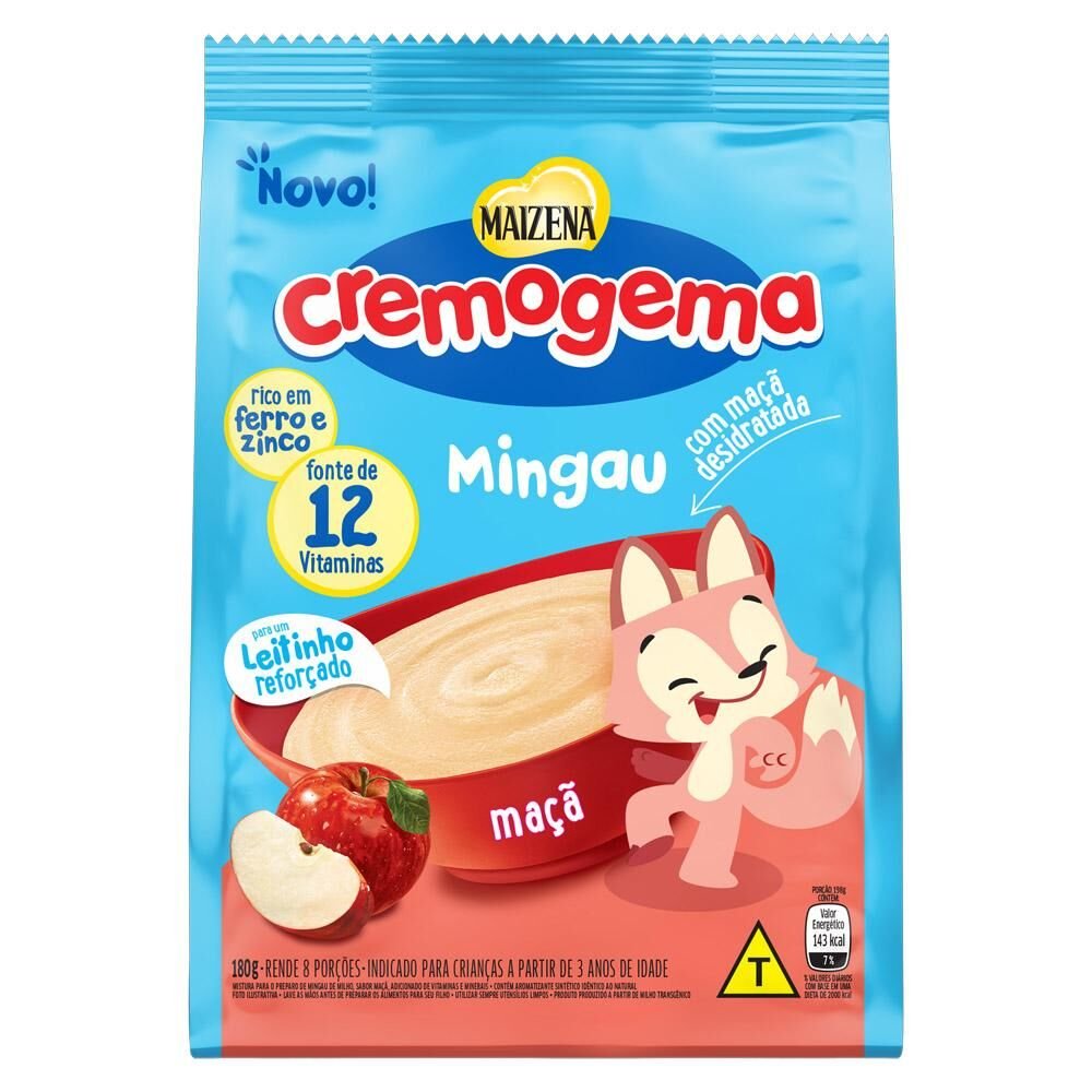 Mingau MAIZENA Cremogema Maçã 180g