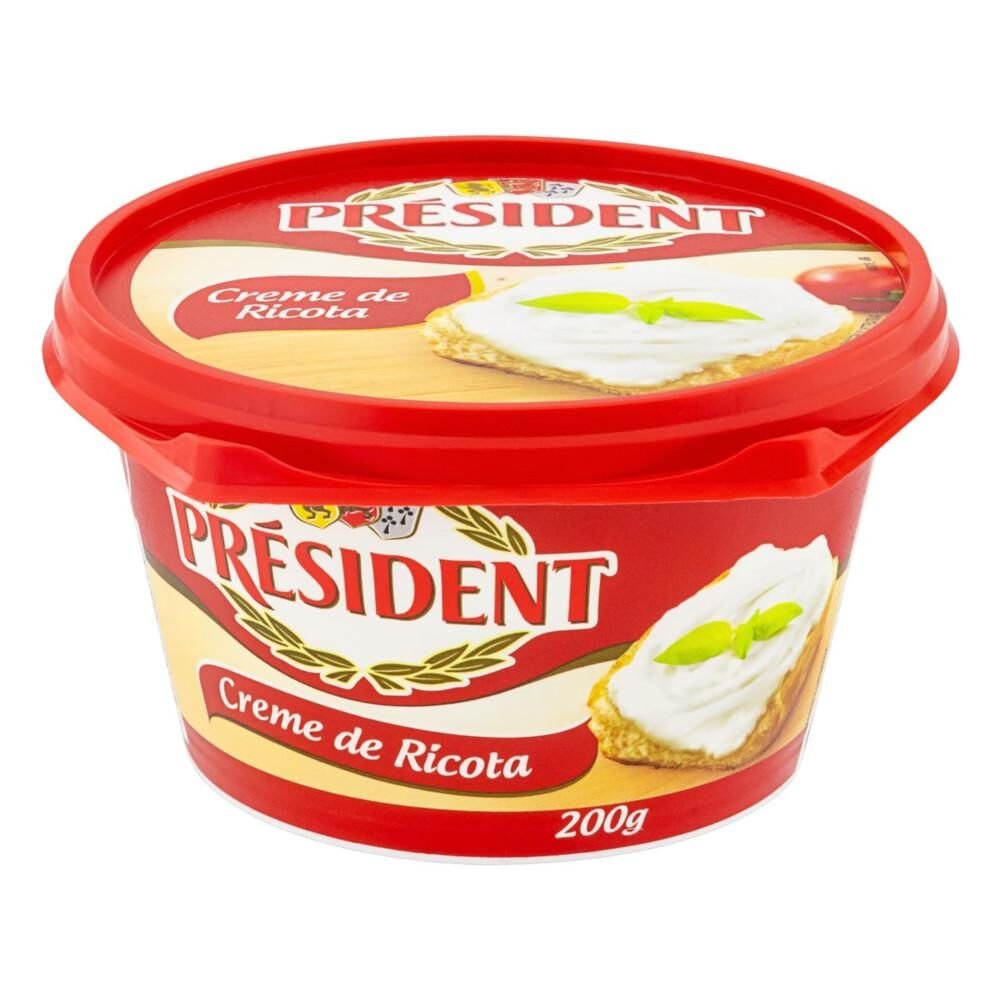 Creme Ricota PRESIDENT Tradicional 200gr