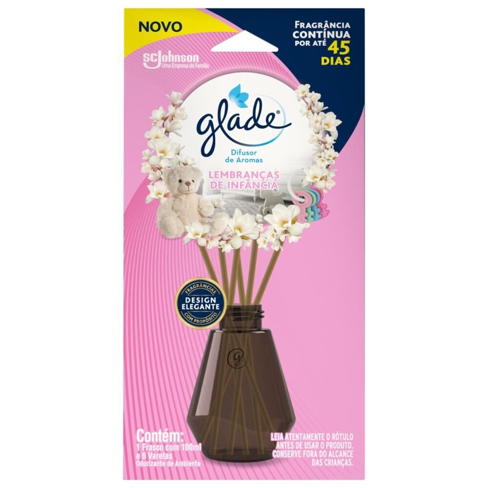 Difusor de Aromas GLADE Lembranças de Infância 100ml