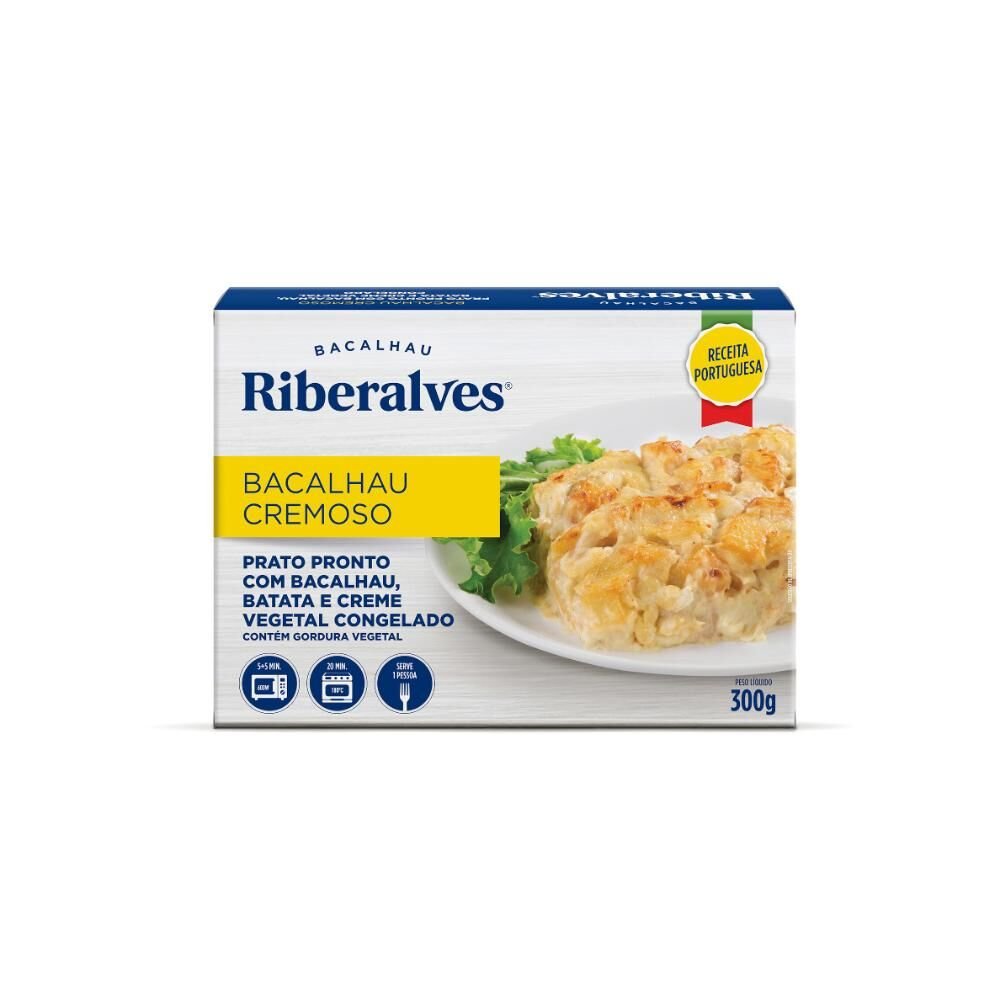Bacalhau RIBERALVES Cremoso Congelado 300g