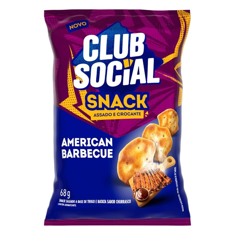 Snack CLUB SOCIAL American Barbecue 68g