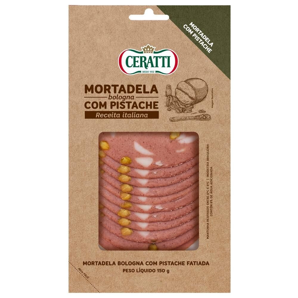 Mortadela CERATTI Pistache Fatiada 150g